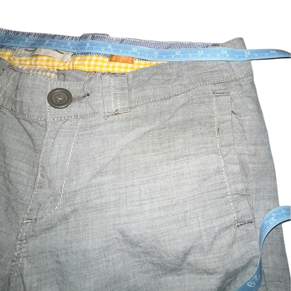 Anthropology Grey Blue Pilcro  & the Letterpress Wide-Leg Cotton Trousers no 28 - Picture 7 of 12